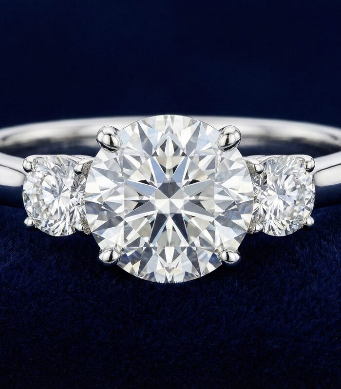 Three-Stone Diamond Ring