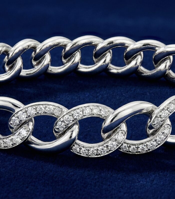 Diamond Chain Link Bracelet