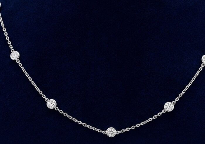 Diamond Station Necklace