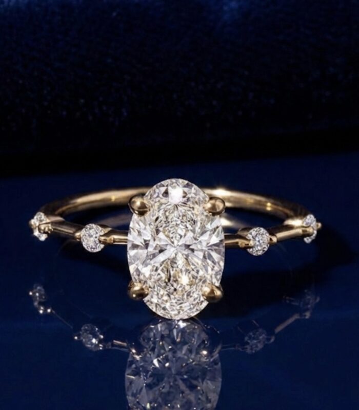 oval diamond ring