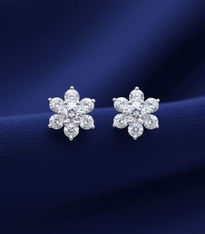 The Solstice Snowflake Studs