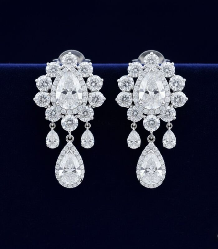 The Royal Pear Cascade Chandeliers