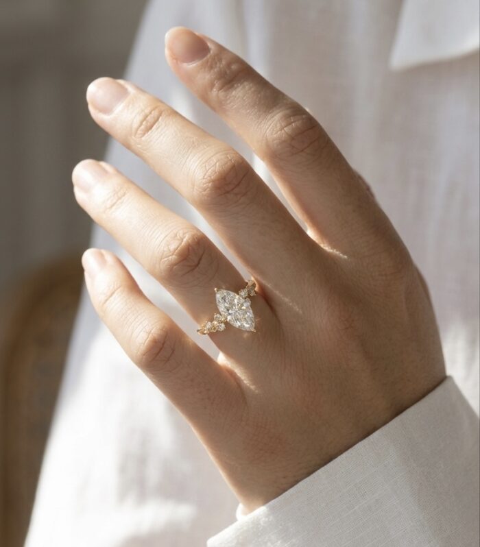 Marquise ring